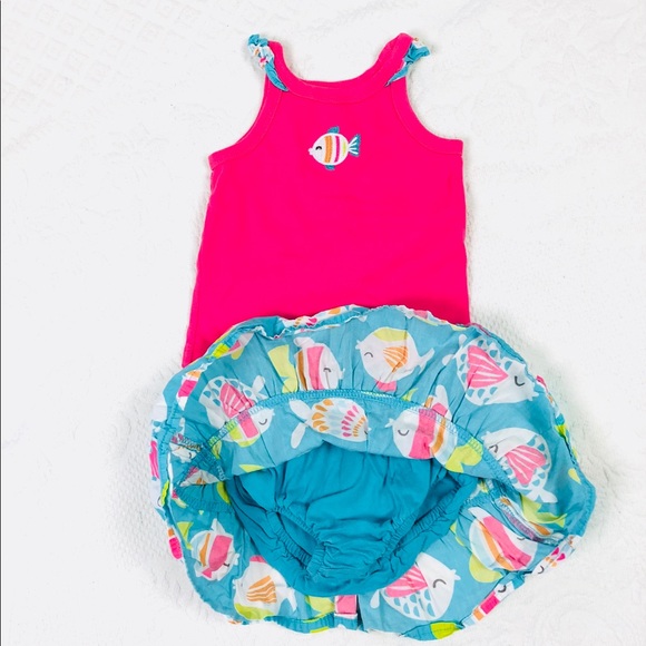 🚫SOLD🚫 Carter’s 24 mos 2-piece tank & skirt - Picture 2 of 5